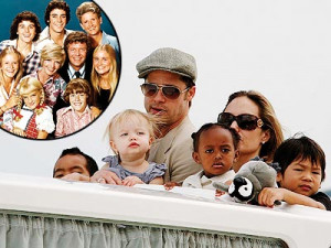 photo | Brady Bunch, Angelina Jolie, Brad Pitt, Maddox Jolie-Pitt, Pax ...