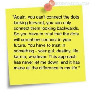 Again, You Can’t Connect The Dots