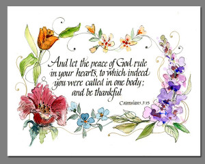 This is an 8x10 print of a bible verse and my hand painted flowers.