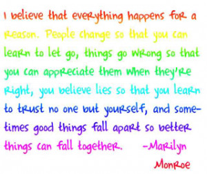 Quote by Marilyn Monroe - true-writers Photo