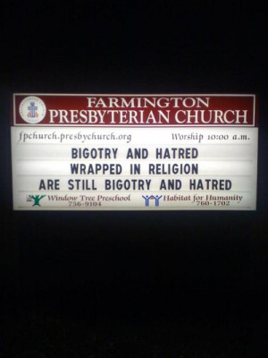 562. Bigotry and Hatred wrapped in Religion are still Bigotry and ...