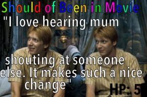 ... in Movie Fred and George Funny Mrs Weasley Should've Been in Movie