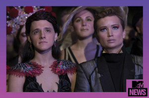 Josh Hutcherson and Jennifer Lawrence in “The Hunger Games: Catching ...