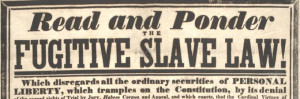 Detail from an anti-Fugitive Slave Law broadside, published in Boston ...
