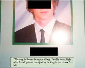 ... slideshow of prank senior yearbook quotes on february 8th 2011