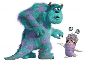 ... Monsters Inc Monsters Inc Giant Sully & Boo MegaPack Wall Stickers