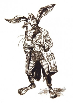 March Hare March Hare line drawing