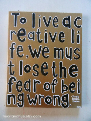 Creative Life Quote by Joseph Chilton Pearce 11x14 by heartandhue, $56 ...