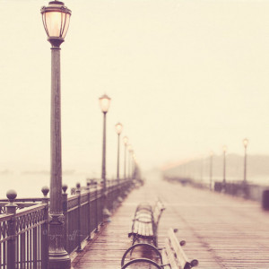 San Francisco photography, Meet me at the Pier no. 2, romantic rainy ...
