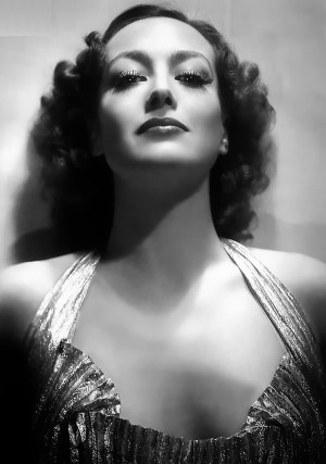Joan Crawford - so much prettier when not throwing a fit about wire ...