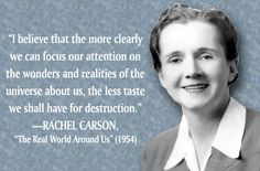 Carson Bio, Rachel Carson Writting, Carson Discover