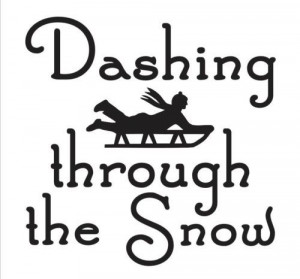 Winter STENCIL*Dashing through the Snow*12x12 for signs crafts Holiday ...