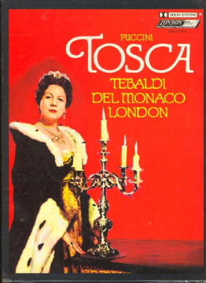 RENATA TEBALDI & OTHERS: Puccini - Tosca (2 Tape Box Set)