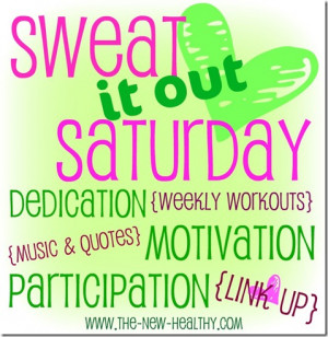 Sweat it Out Saturday – thoughts on lack of exercise