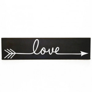 Love Arrow Design Wood Sign - Arrow Design, Bedroom Decor, G... More