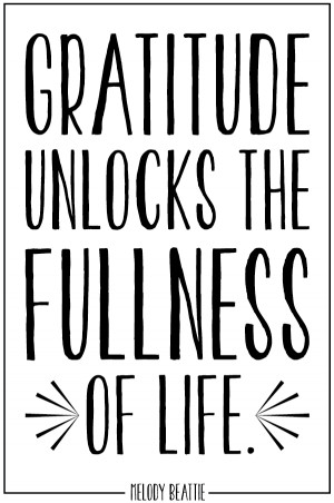 gratitude unlocks the fullness of life quotes expressing feelings ...
