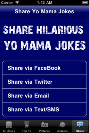 Tags : jokes , hilarious , funny , mama jokes