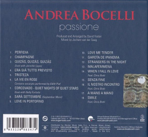 Andrea Bocelli Passione Italian Edition 2013 High Speed picture