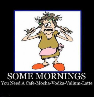 It's Monday morning vodka latte time!