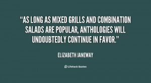 As long as mixed grills and combination salads are popular ...