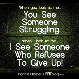 refuse to give up!