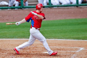 Phillies third baseman Cody Asche was called up on Tuesday. / USA ...