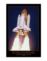Effectiveness Poster - Taiichi Ohno Quote - Shuttle