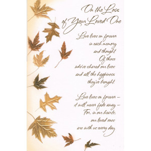 Quotes About A Loss Of A Loved One