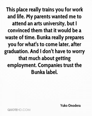 Yuko Onodera Graduation Quotes