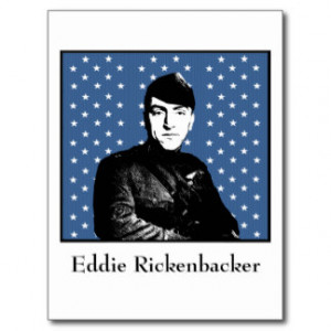 Eddie Rickenbacker and the MOH Flag Postcard