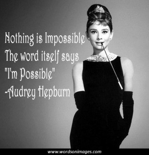 Audrey hepburn quotes