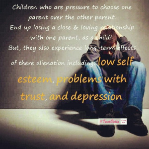 Parental alienation is child abuse and a sin. See Dee Whisler