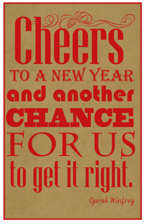 Free New Year Quote Poster Printable