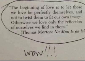 Thomas Merton in love....