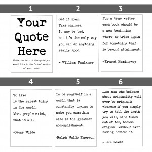 Typewriter Quotes