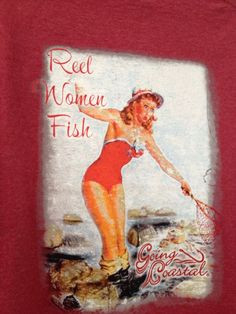 reel girls fish quotes on pintrest | Pin up Girl Reel Women Fish ...