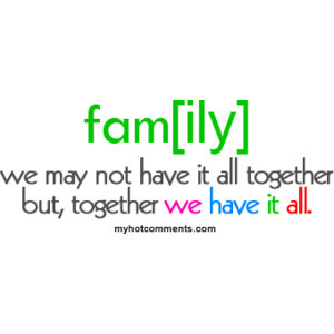 Family Being Loved Matter What Quote