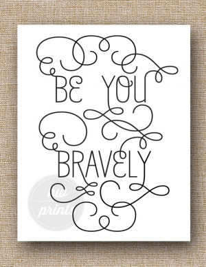 Flourish Quote Art Print - 