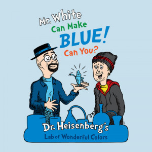 Mr. White Can Make Blue! by Mike Handy in Massachusetts