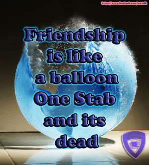 Friendship Balloon Quote