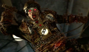 Brutus attacking Mob of the Dead BOII
