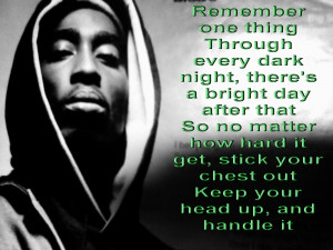Tupac Shakur Pacs message