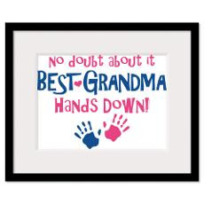 Baby Handprint Framed Prints