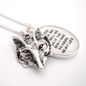 ... Tame Fox Silver Pendant Necklace The Little Prince. $45.00, via Etsy