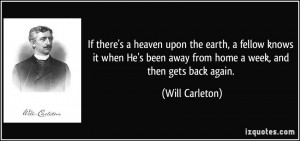 More Will Carleton Quotes