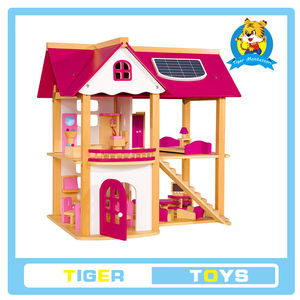 wooden toys,educational toys for kids- Wooden Doll house-play toy ...