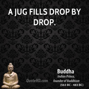 jug fills drop by drop.