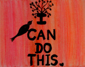 Inspirational canvas quotes Bird painting Acrylic canvas painting ...