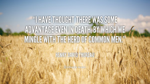 Henry Thoreau Quote On Death