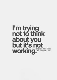 do I do? How do I let go of you if I can't stop thinking about you ...